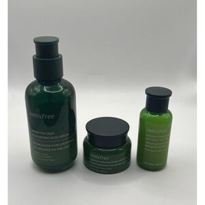 Innisfree Green Tea Seed, Lot of 3, Hyaluronic Acid Serum, Hydrating Serum Cream